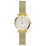 Fossil Women's Carlie Mini 28mm Quartz Mesh Bracelet Watch