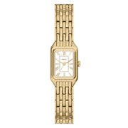 Fossil Women's Raquel 18mm Quartz Roman Numeral Rectangle Bracelet Watch