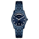 Fossil Women's Scarlette 34mm Quartz Crystal Accented Monochromatic Blue Bracelet Watch