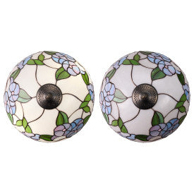 Tiffany-Style Lighting 24.75" Tula Bowl Shade Stained Glass Table Lamp