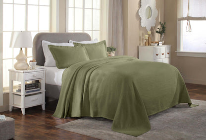 Superior "Florin" Jacquard 
Medallion Scalloped Edges 
Cotton Bedspread Set