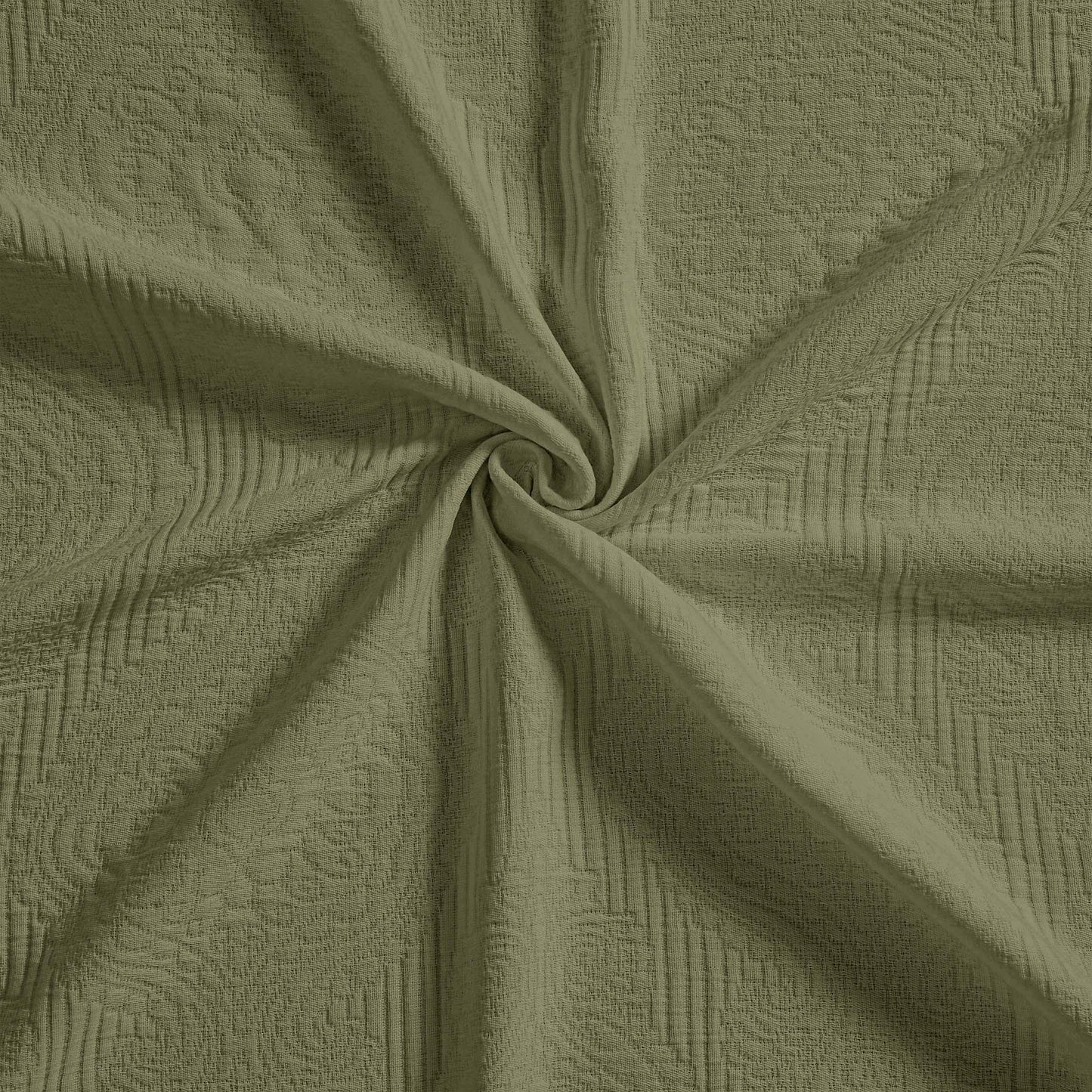 Superior "Florin" Jacquard 
Medallion Scalloped Edges 
Cotton Bedspread Set