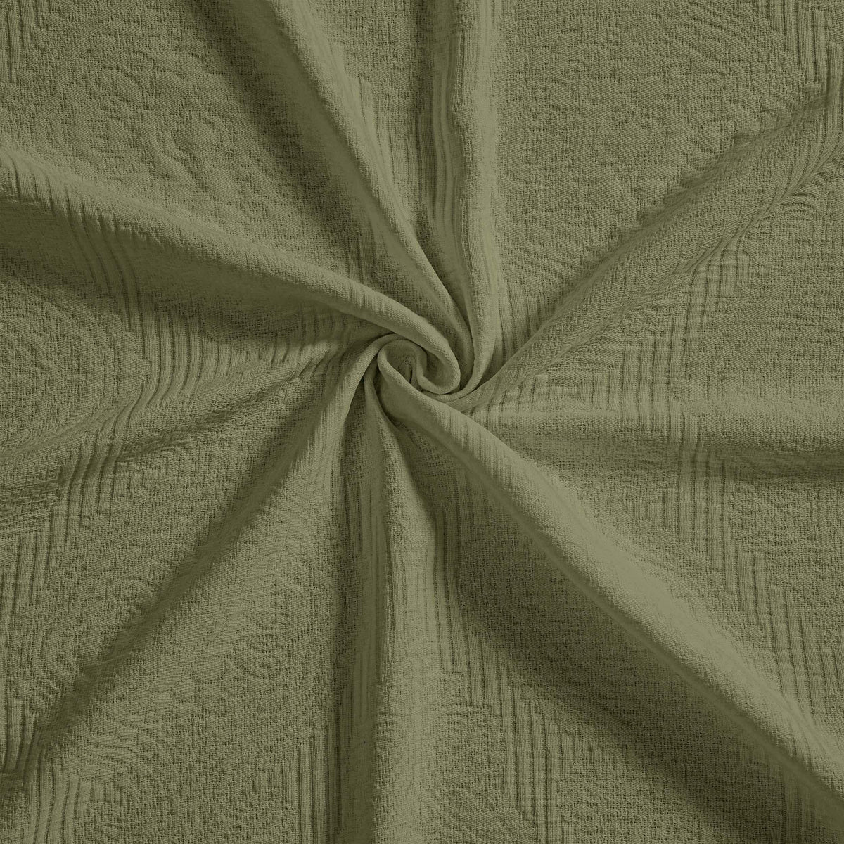 Superior "Florin" Jacquard 
Medallion Scalloped Edges 
Cotton Bedspread Set