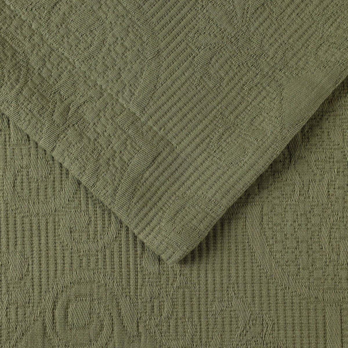 Superior "Florin" Jacquard 
Medallion Scalloped Edges 
Cotton Bedspread Set