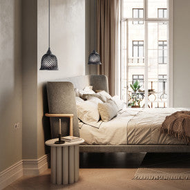 Tiffany-Style Lighting 7" Blair Handblown Glass Bell Shade Pendant