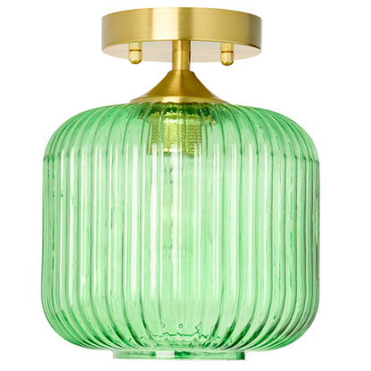 Tiffany-Style Lighting 10.25" William Green Globe Ceiling Light