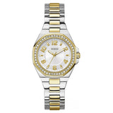 Guess Women's 34mm Contessa Quartz Crystal Bezel Two-Tone Bracelet Watch