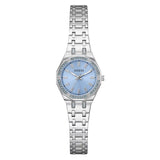 Guess Women's 25mm Pixie Quartz Light Blue Dial Crystal Accented Bracelet Watch