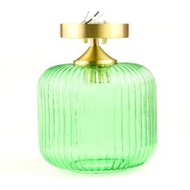 Tiffany-Style Lighting 10.25" William Green Globe Ceiling Light