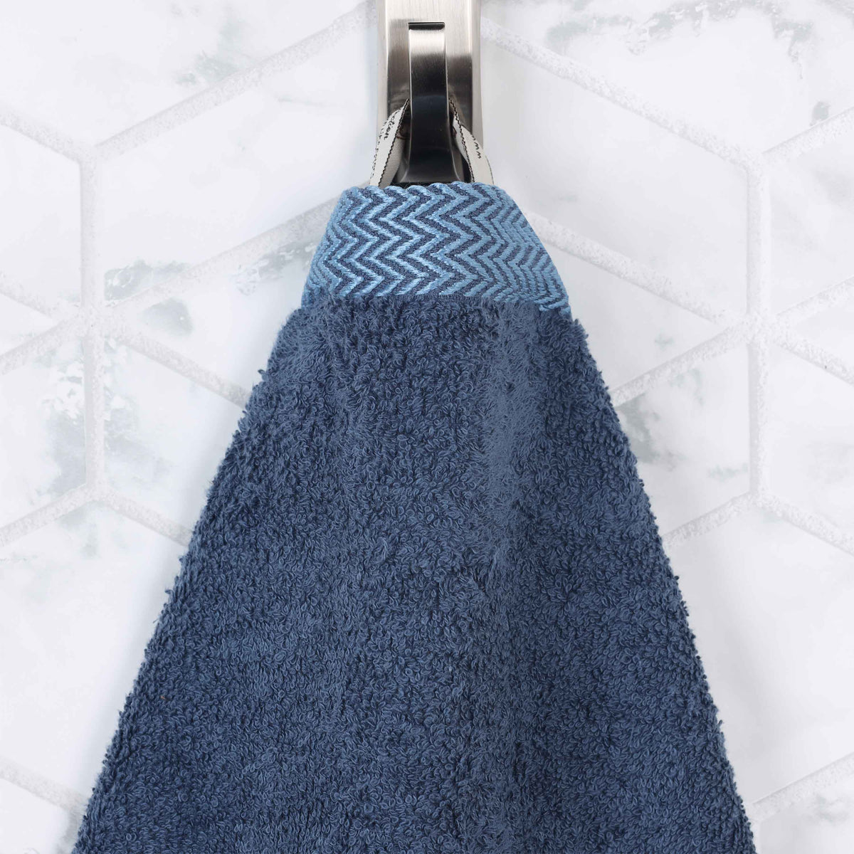 Superior "Hays" 100% Cotton Textured Set of 2 Bath Towels