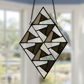 Tiffany-Style Lighting 14" Faron Stained Glass Window Panel