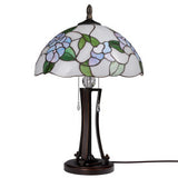 Tiffany-Style Lighting 24.75" Tula Bowl Shade Stained Glass Table Lamp