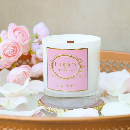 Spongellé Florica Jude Rose Candle 8oz