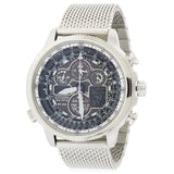 Citizen Men's 48mm Promaster Navihawk A-T Eco-Drive Quartz Atomic Clock Mesh Bracelet Watch - JY8030-83E