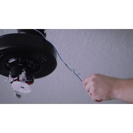 Tiffany-Style Lighting 52" Roxsie 5-Blade Crystal LED Chandelier Ceiling Fan