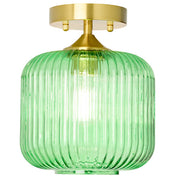 Tiffany-Style Lighting 10.25" William Green Globe Ceiling Light