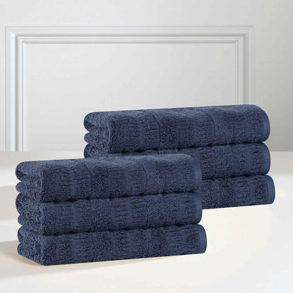 Superior "Mika" Cotton Set of 6 Hand Towels