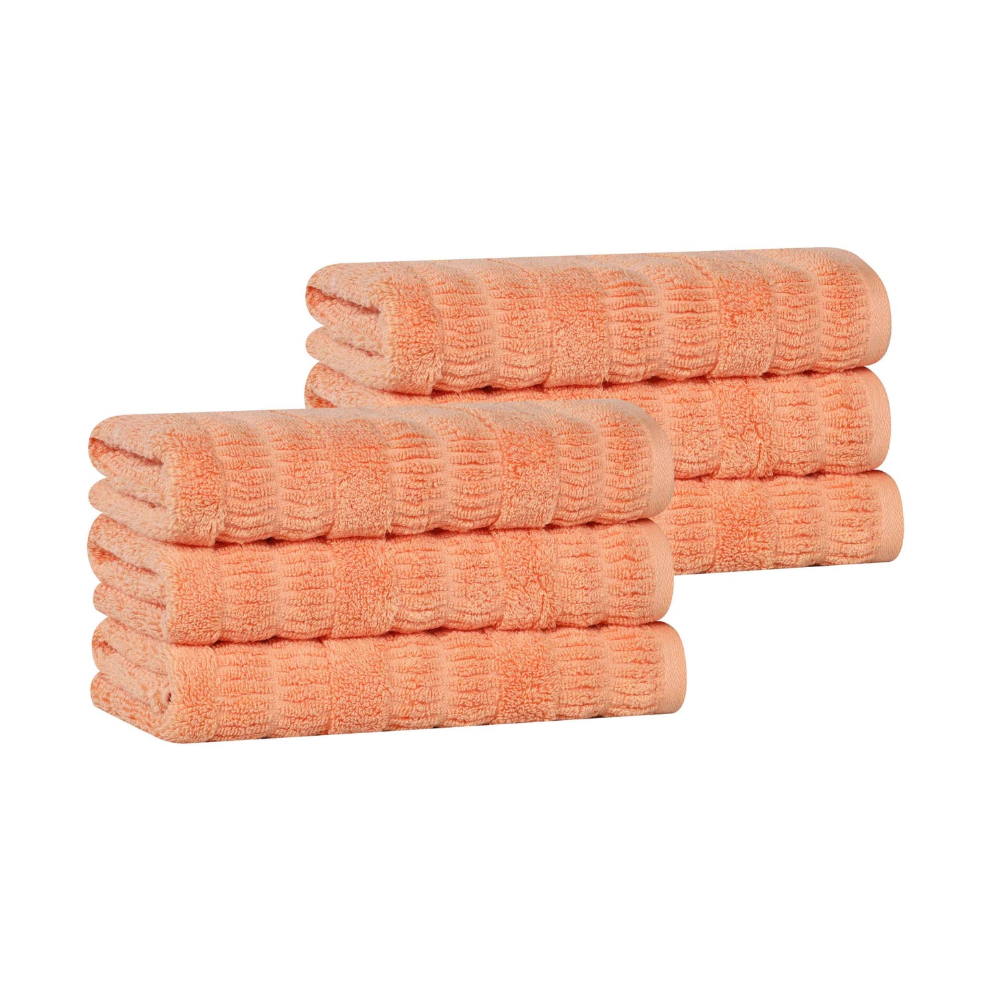 Superior "Mika" Cotton Set of 6 Hand Towels