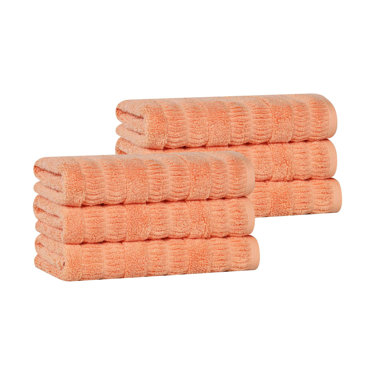 Superior "Mika" Cotton Set of 6 Hand Towels