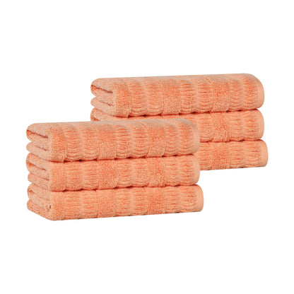 Superior "Mika" Cotton Set of 6 Hand Towels