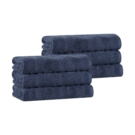 Superior "Mika" Cotton Set of 6 Hand Towels