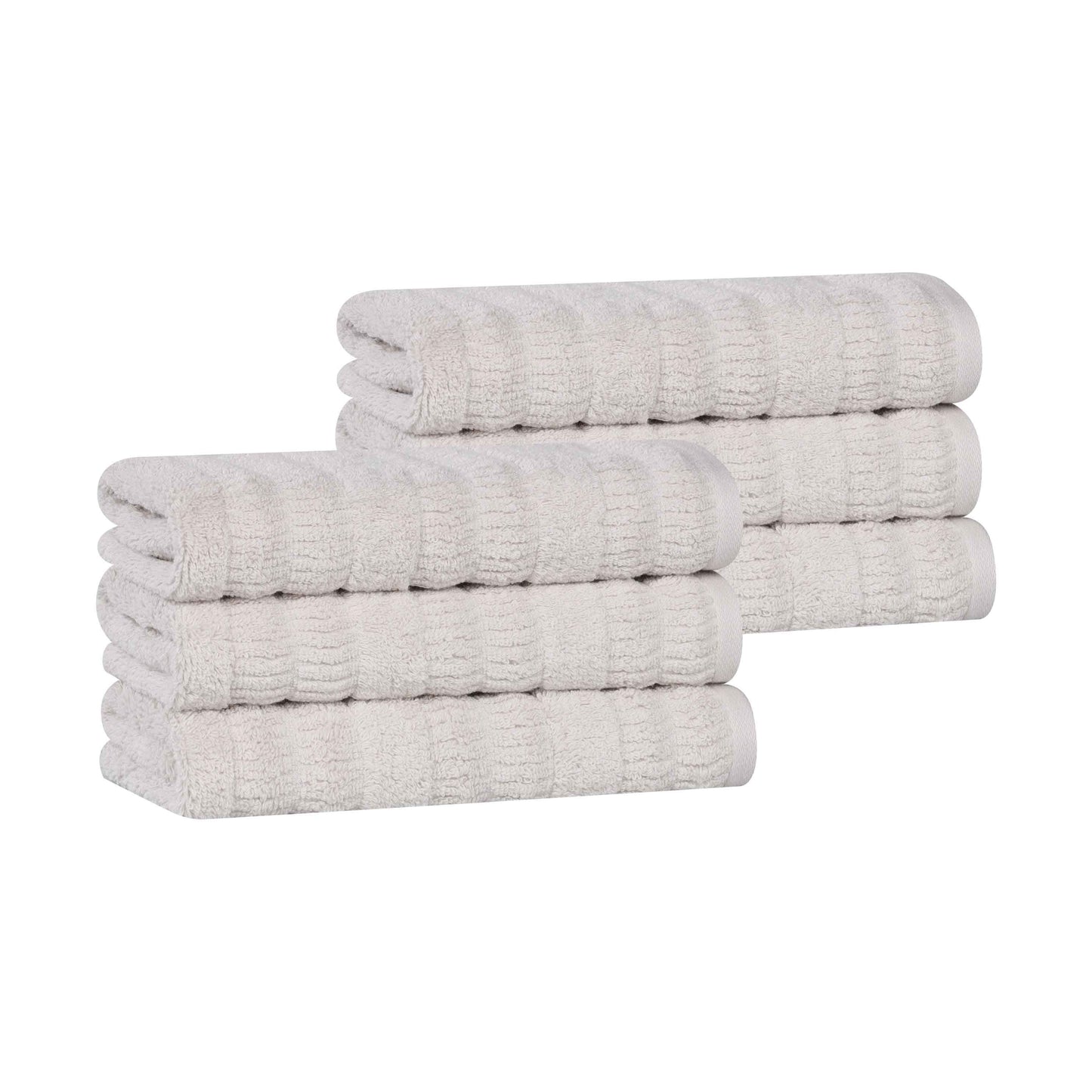 Superior "Mika" Cotton Set of 6 Hand Towels
