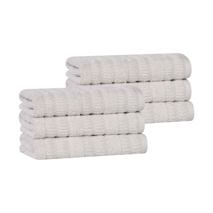 Superior "Mika" Cotton Set of 6 Hand Towels