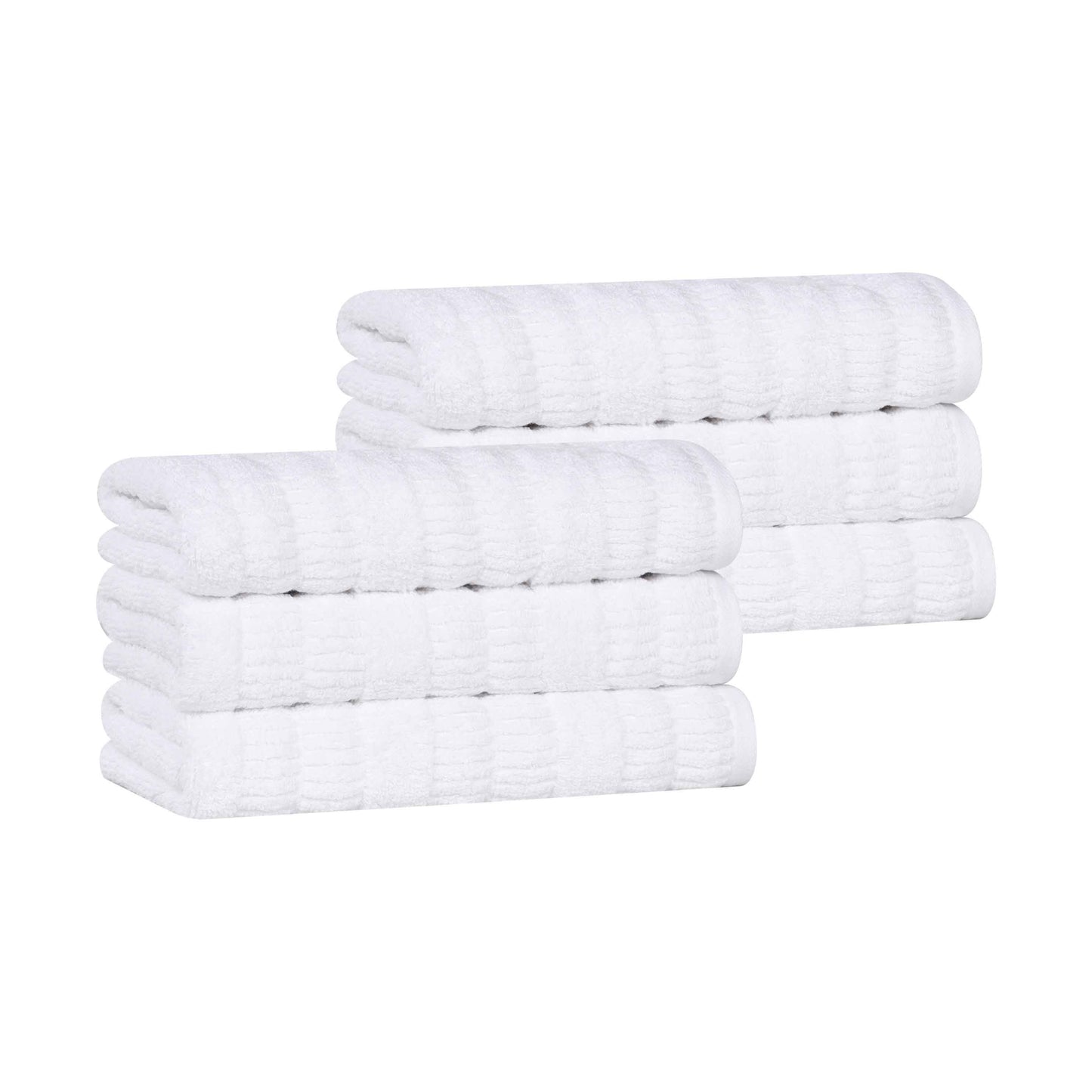 Superior "Mika" Cotton Set of 6 Hand Towels