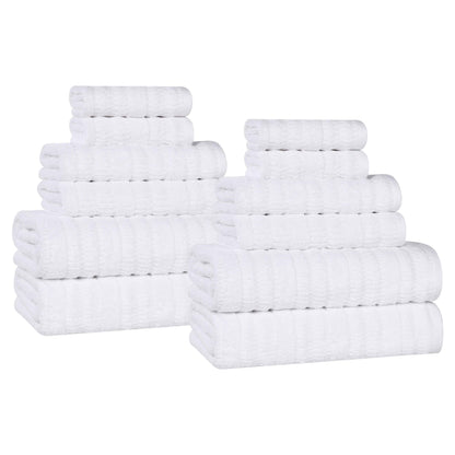 Superior "Mika" Cotton 12-Piece Towel Set