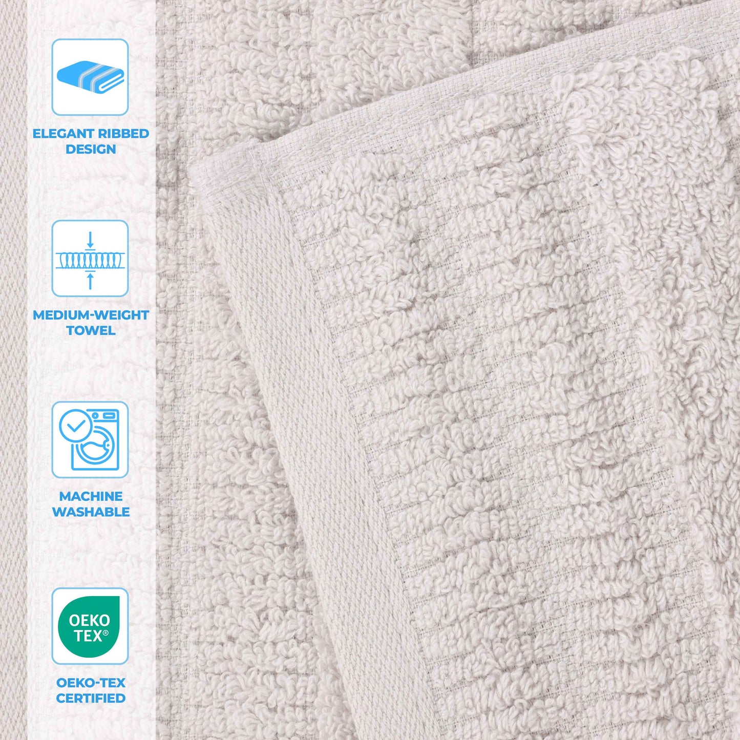 Superior "Mika" Cotton 3-Piece Towel Set