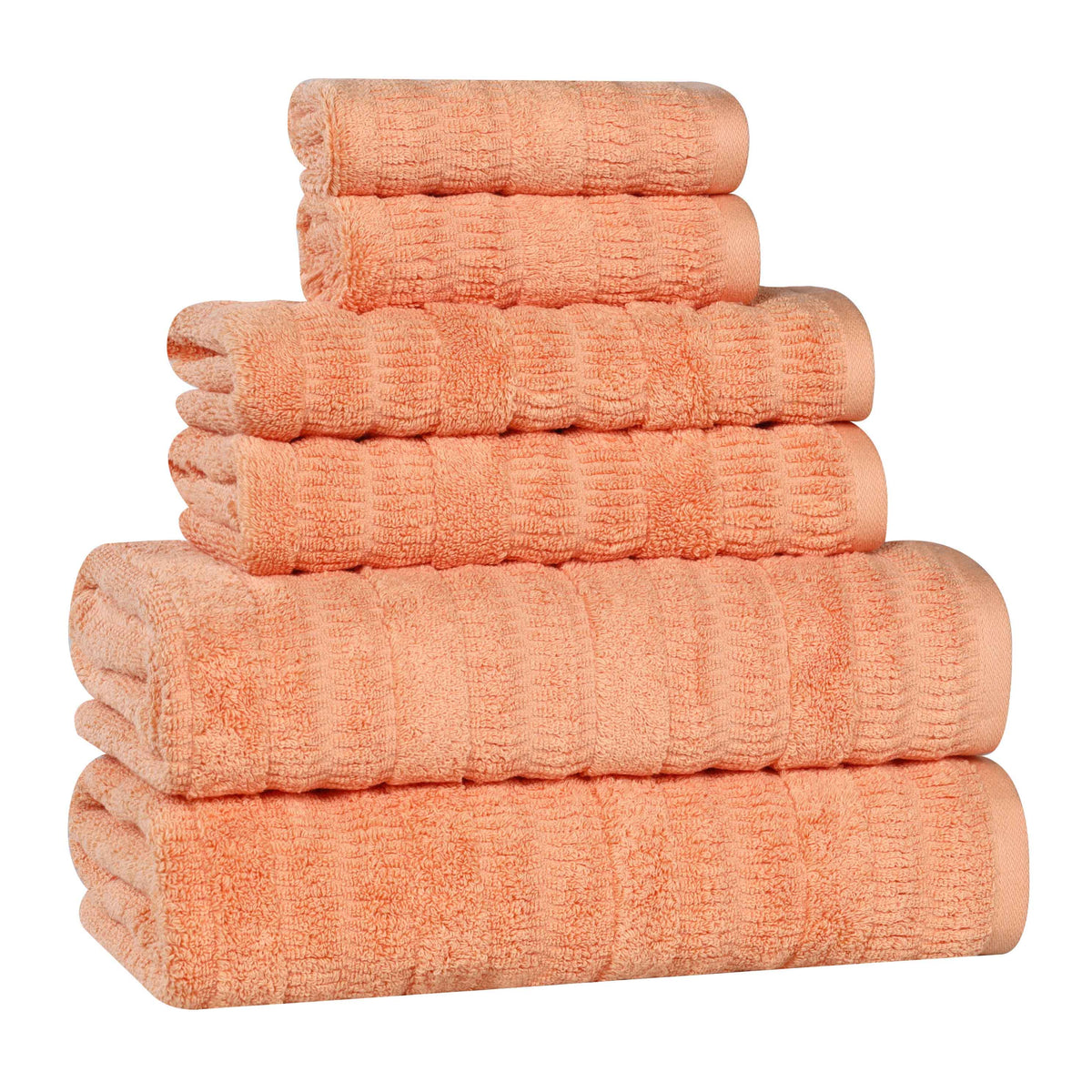 Superior "Mika" Cotton 6-Piece Towel Set