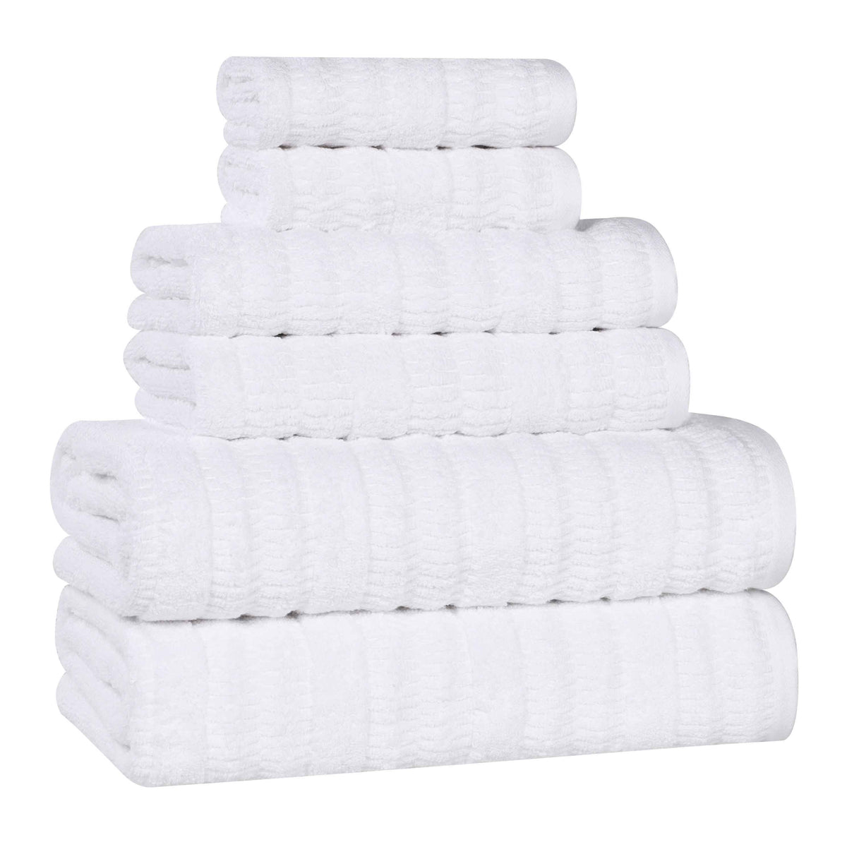 Superior "Mika" Cotton 6-Piece Towel Set