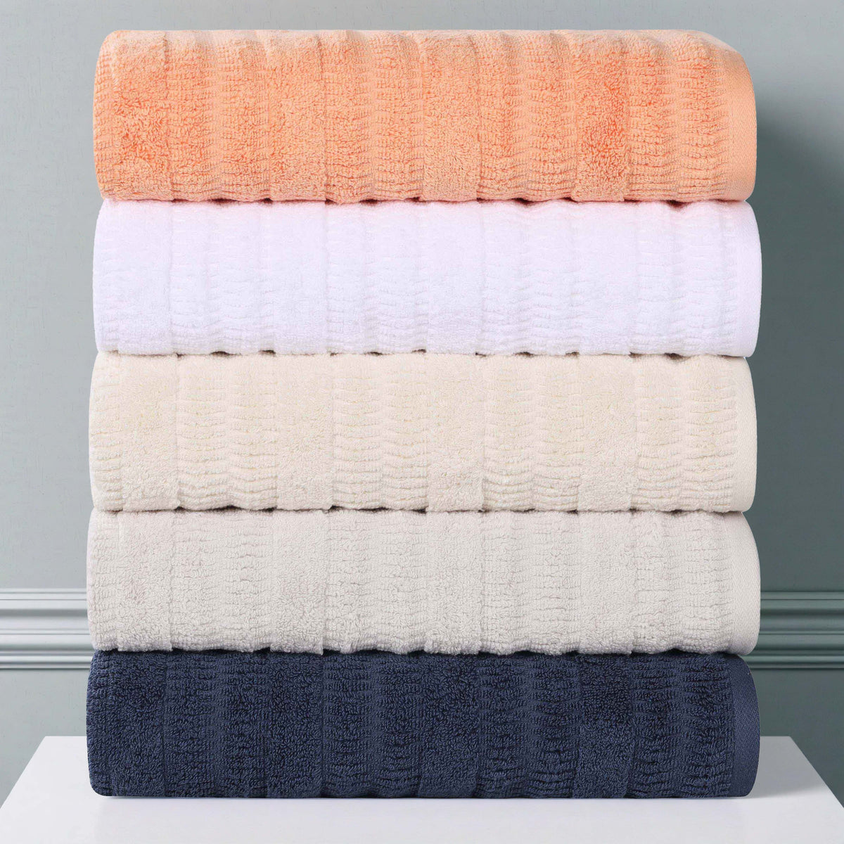 Superior "Mika" Cotton 6-Piece Towel Set