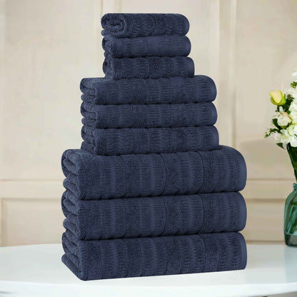 Superior "Mika" Cotton 9-Piece Towel Set