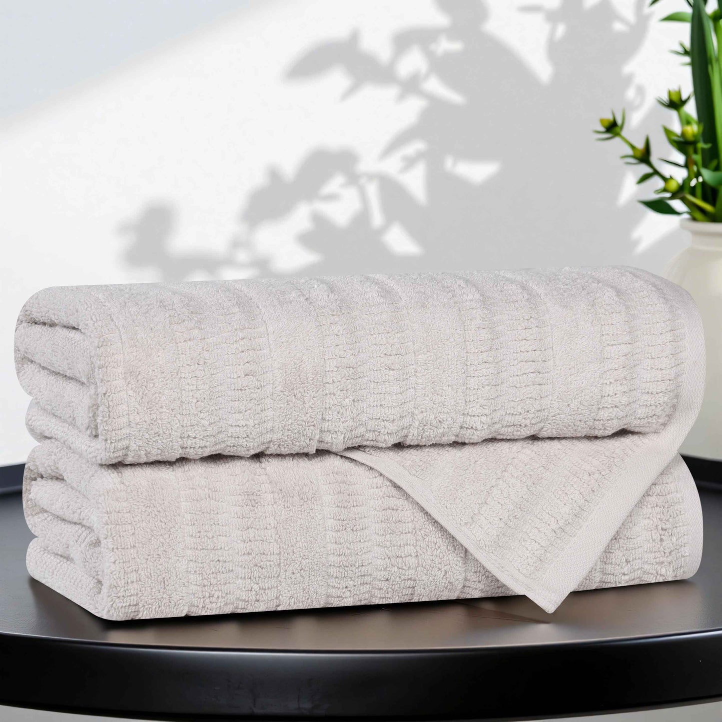 Superior "Mika" Cotton Set of 2 Bath Towels