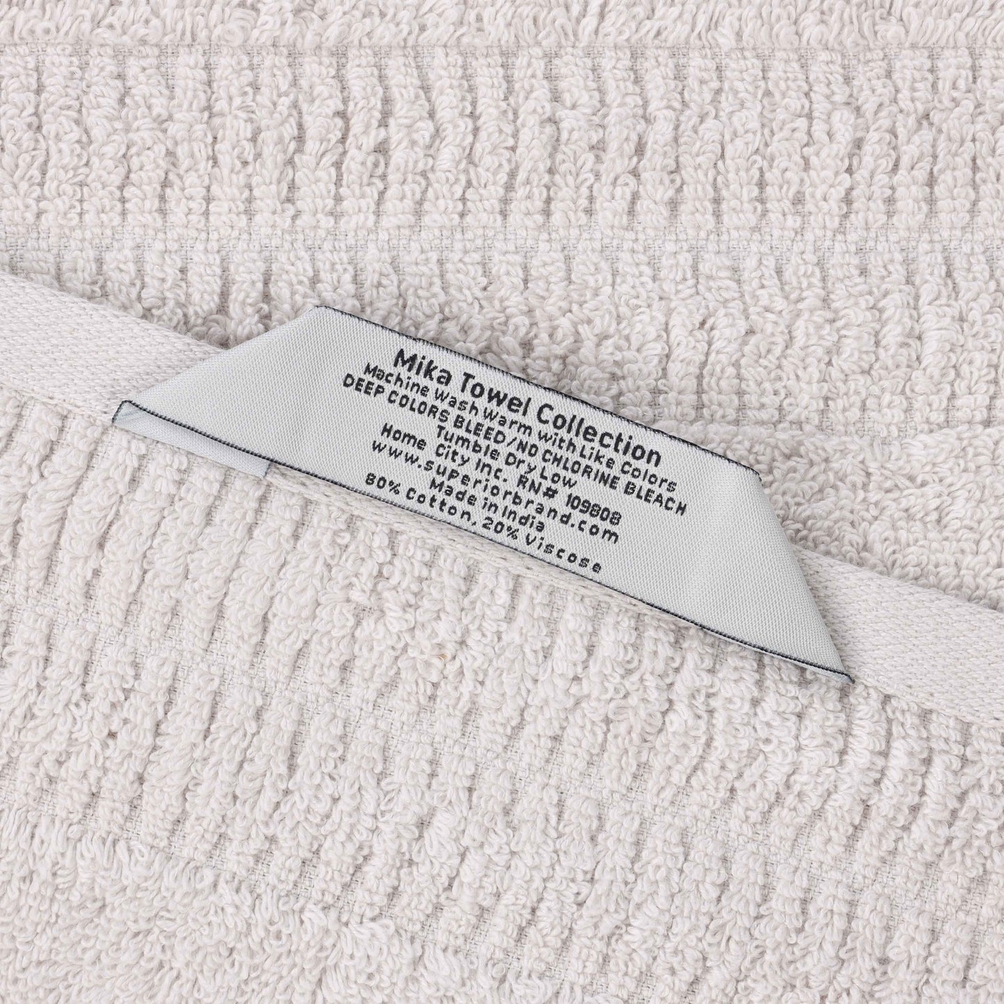 Superior "Mika" Cotton Set of 2 Bath Towels