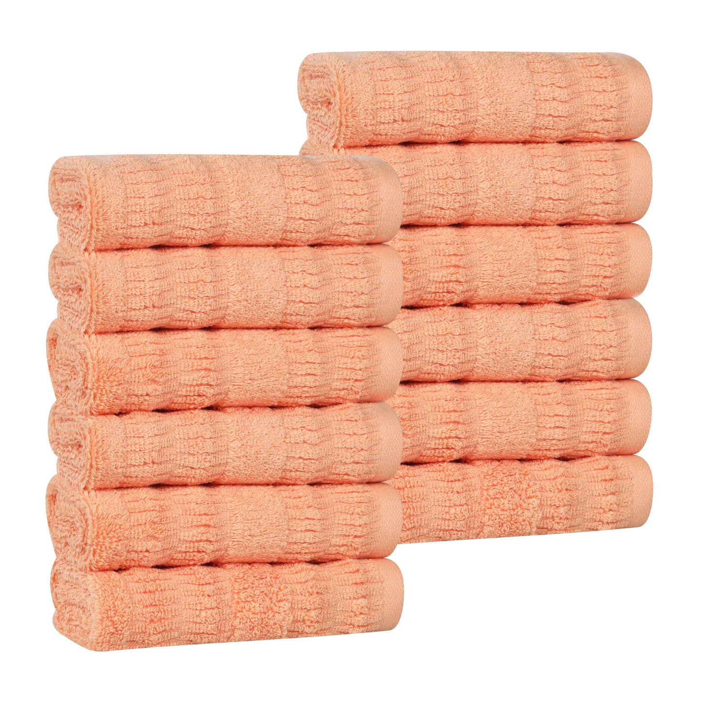 Superior "Mika" Cotton Set of 12 Face Towels