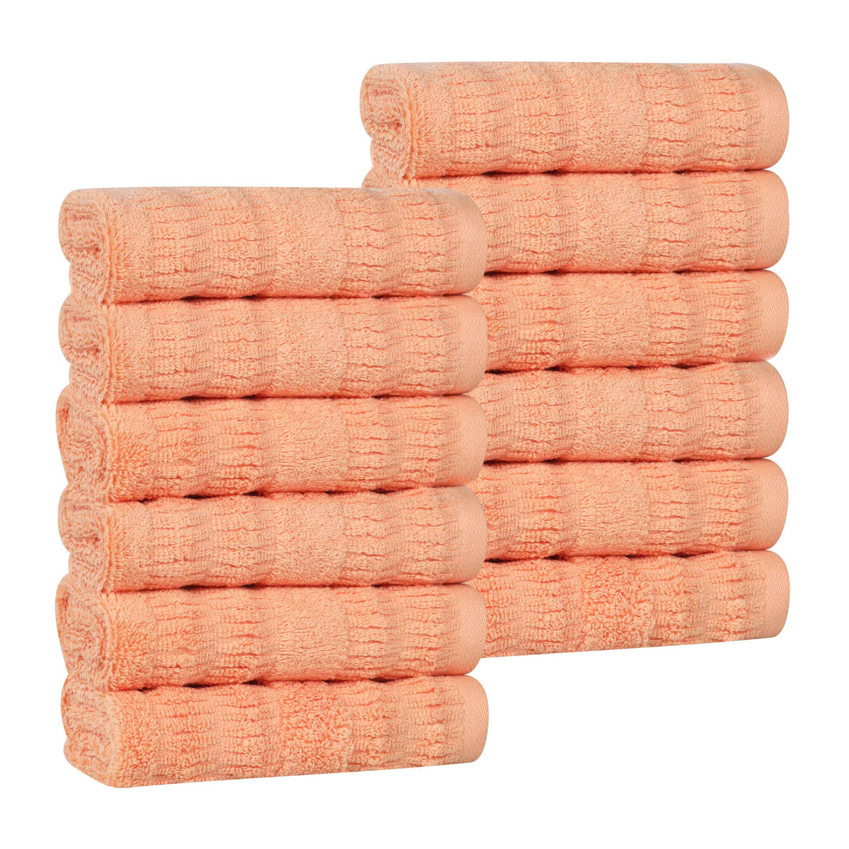 Superior "Mika" Cotton Set of 12 Face Towels