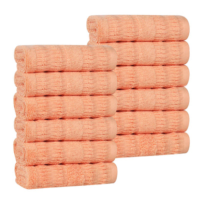 Superior "Mika" Cotton Set of 12 Face Towels