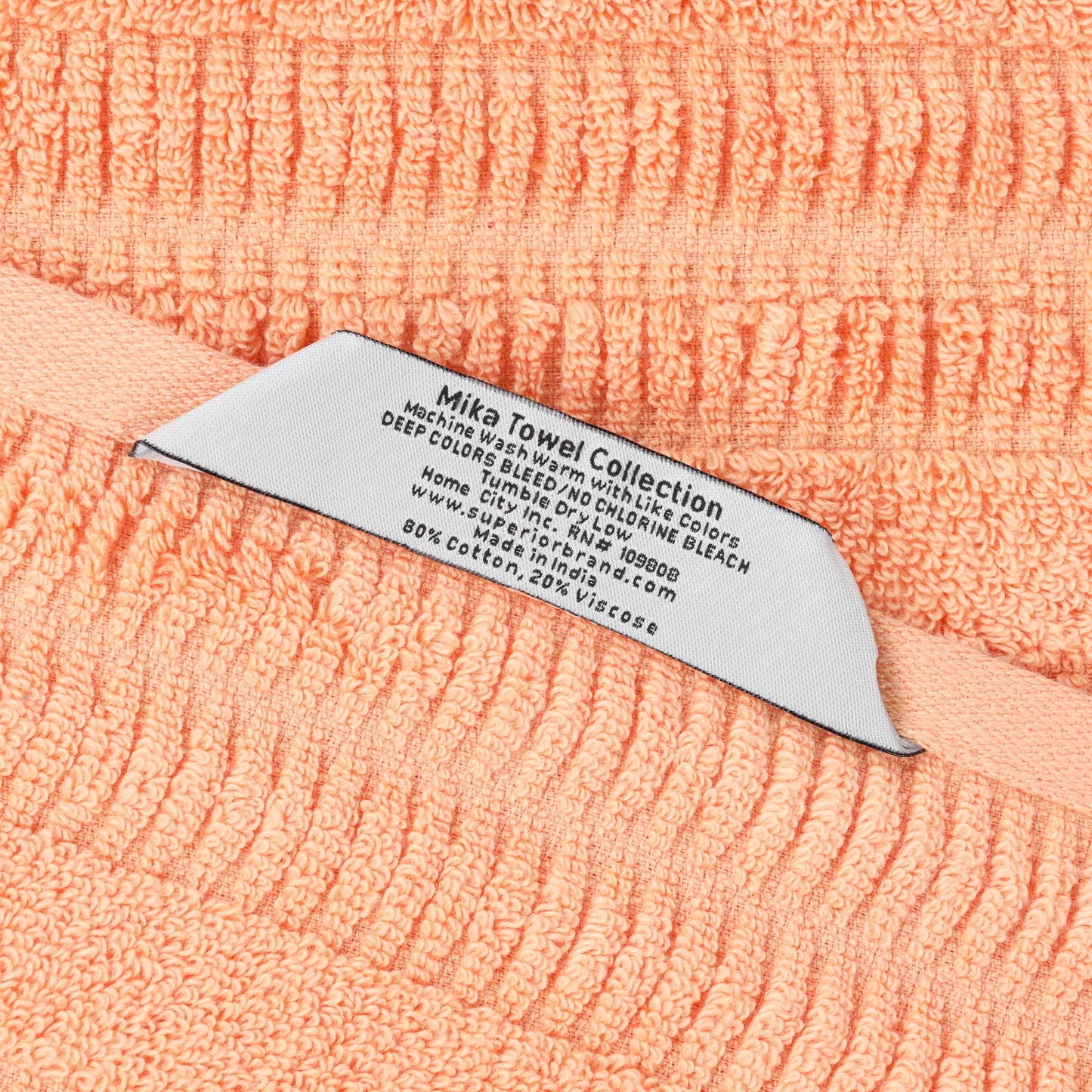 Superior "Mika" Cotton Set of 12 Face Towels