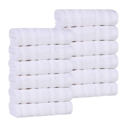 Superior "Mika" Cotton Set of 12 Face Towels