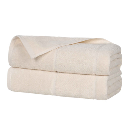 Superior "Mile" Smart Twist Viscose Cotton Blend Set of 2 Bath Towels