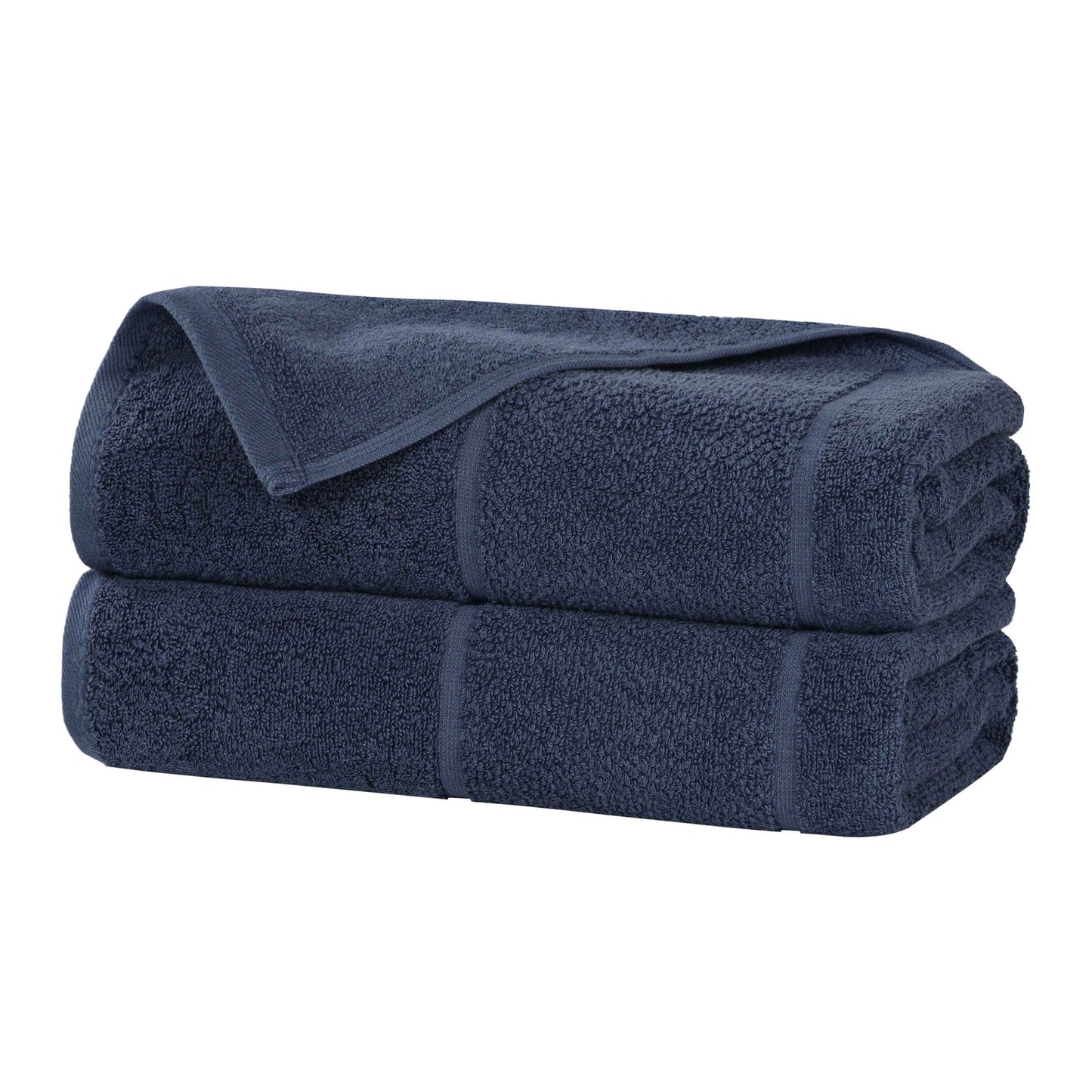 Superior "Mile" Smart Twist Viscose Cotton Blend Set of 2 Bath Towels