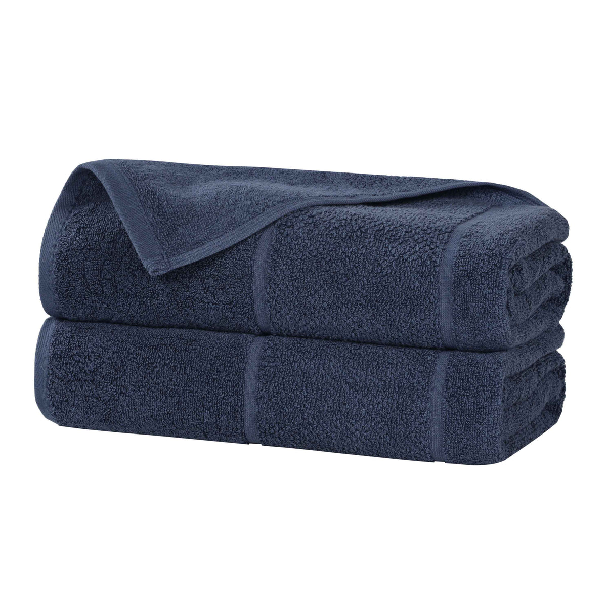 Superior "Mile" Smart Twist Viscose Cotton Blend Set of 2 Bath Towels