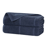 Superior "Mile" Smart Twist Viscose Cotton Blend Set of 2 Bath Towels