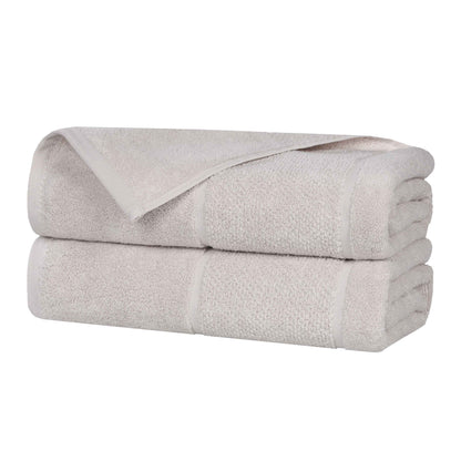 Superior "Mile" Smart Twist Viscose Cotton Blend Set of 2 Bath Towels