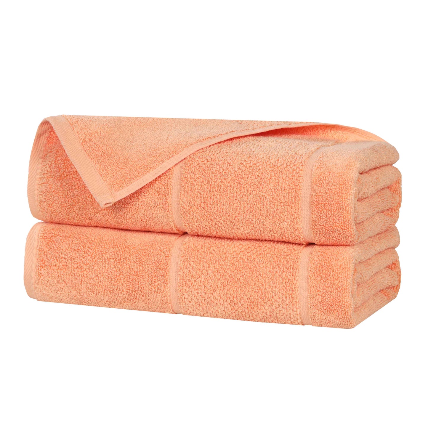 Superior "Mile" Smart Twist Viscose Cotton Blend Set of 2 Bath Towels