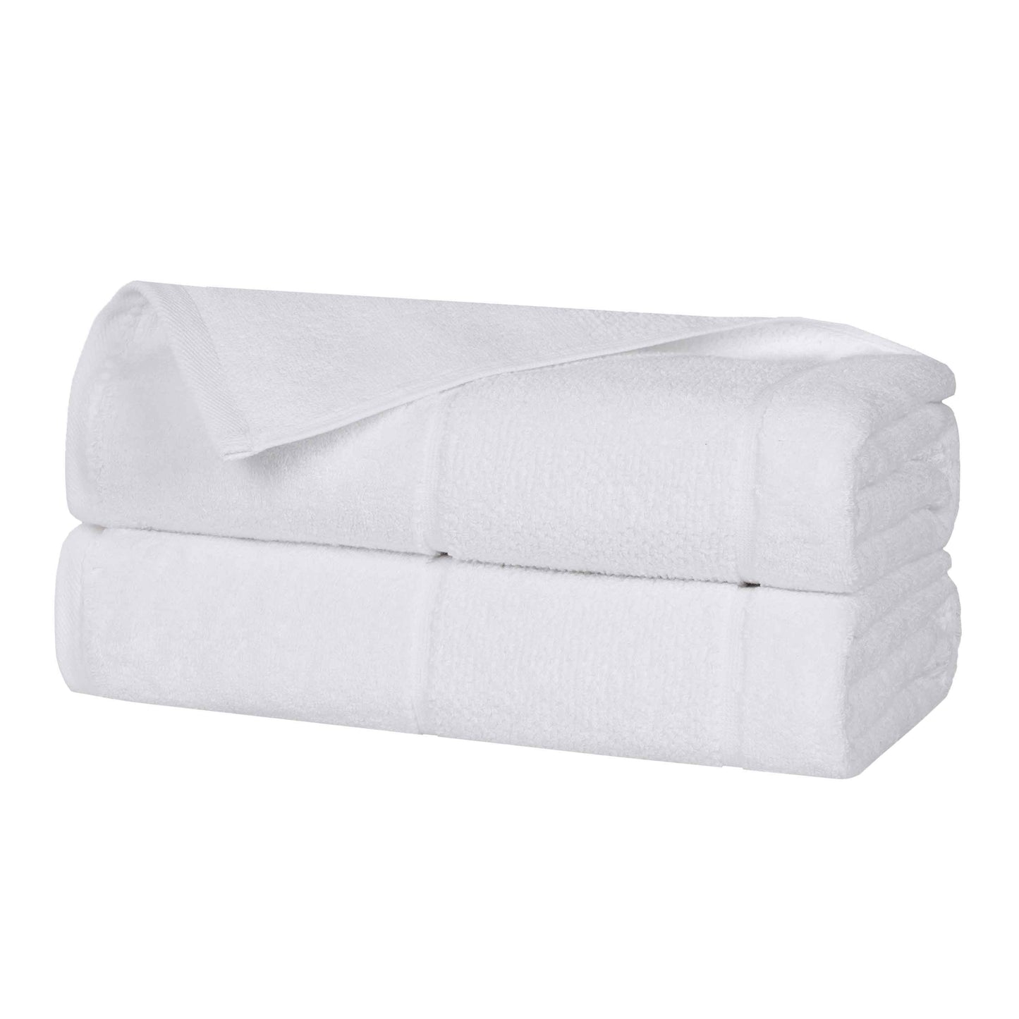 Superior "Mile" Smart Twist Viscose Cotton Blend Set of 2 Bath Towels