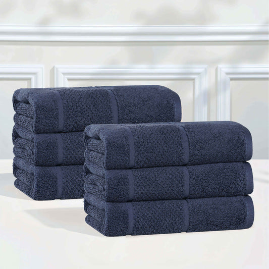 Superior "Mile" Smart Twist Viscose Cotton Blend Set of 6 Hand Towels