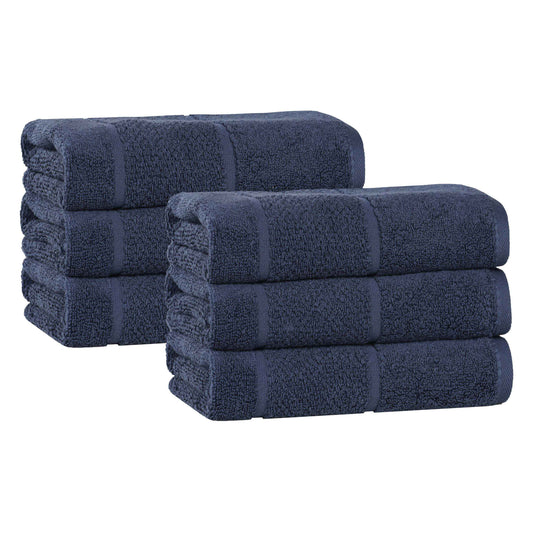 Superior "Mile" Smart Twist Viscose Cotton Blend Set of 6 Hand Towels